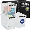 SmartStore - 3x Plastic Storage Box with Lid Classic 66L (59x39x43cm) |Plastic Storage Drawers with Lid|Food-Safe Material|Kitchen & Organisation|Durable Container for Home & Office|