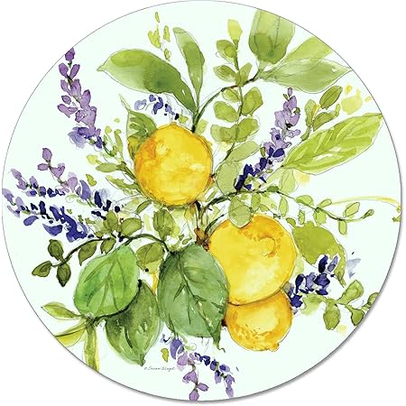 CounterArt Oceana Glass Lazy Susan Turntable 13 Inch Round