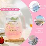 Cadeaux d'anniversaire pour les femmes Verres à vin sans soie Obtenez bien Cadeau Merci Cadeau pour les Femmes L'amitié personnalisée Unique Valentine Inspirante Jour Collaborateur Leave Gifts for Her Mom Best Friend Grand-mère
