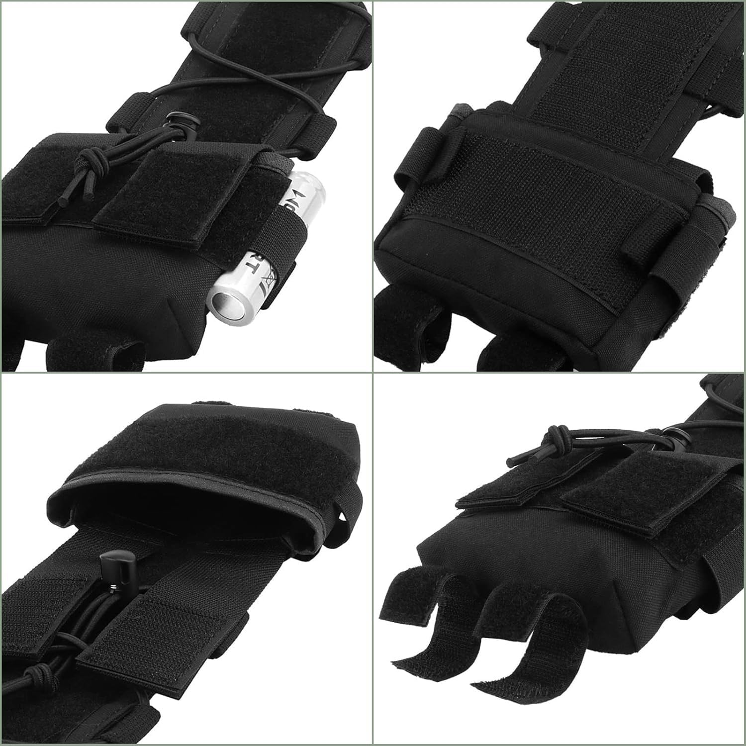 6-in-1 Tactical Fast Helmet Set with Signal Lights Flashlight Goggles for Airsoft Paintball Simulation Cosplay