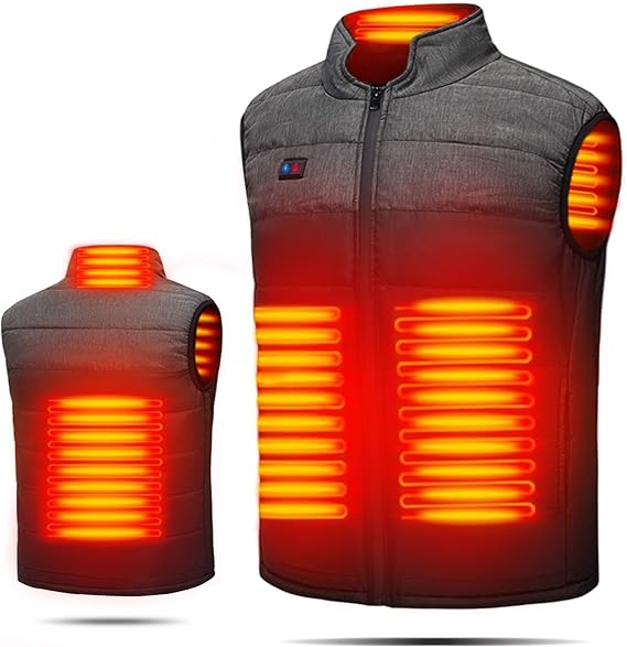 Amazon 加熱ベスト 電熱ヒートベスト ヒートジャケット 保温防寒 3段温度調整 前後独立温度設定可能 Usb充電式 洗濯機で洗えます スキー 防寒ベスト 釣り 屋外作業 アウトドア 血液循環の促進 男女兼用 ベスト 通販