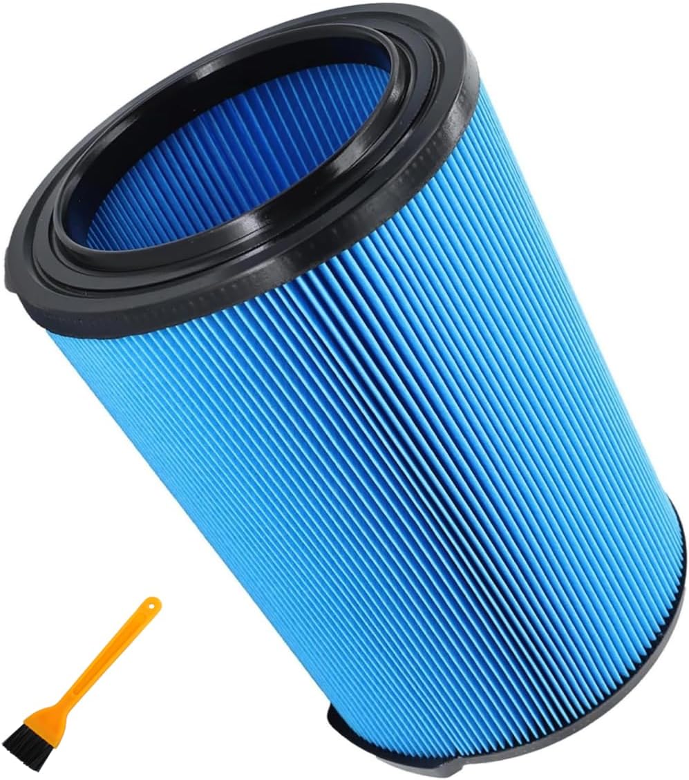 VF5000 Filter for Ridgid Shop Vac 5-20 Gallon, 3-Layer Wet/Dry Replacement | Compatible with WD1450 WD0970 WD1270 WD1680 WD1851 RV2400A