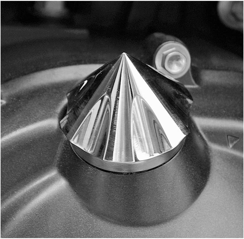 Roaring Toyz Oil Cap With Spike Arrow Point Chr for Kawasaki Ninja 250R/1000 ZX