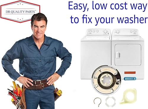 Miniatura 2 de Kit de embrague de arandela 285785 de repuesto - Funciona con Whirlpool & Kenmore - Instrucciones incluidas - Sustituye a 285331, 3351342, 3946794,