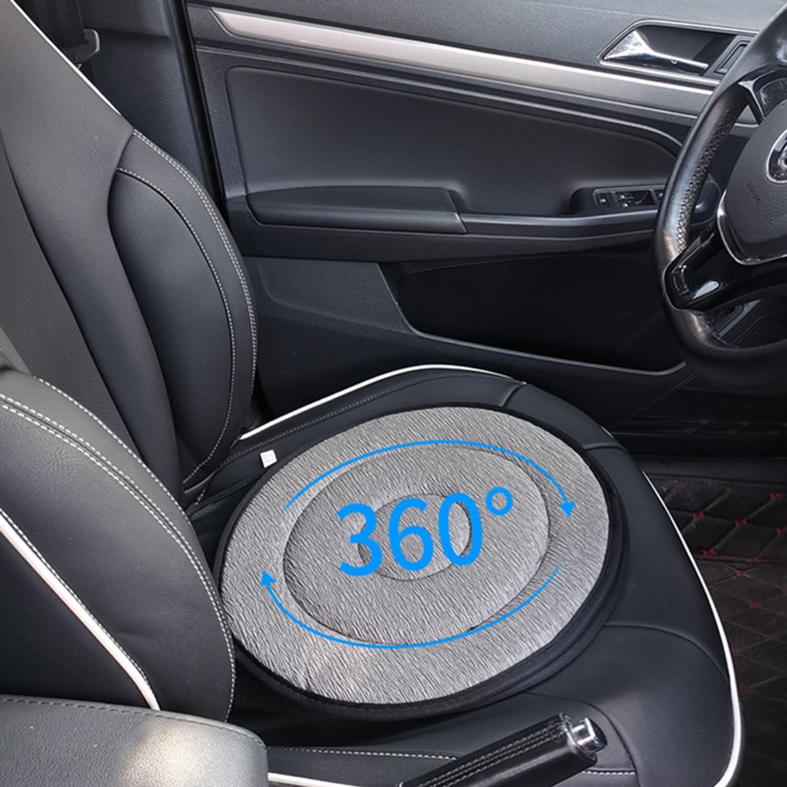 Cojín de asiento giratorio for automóvil, cojín antideslizante for asiento de automóvil giratorio de 360 ​​​​° for personas mayores y personas con movilidad limitada /237(C Wine Red 2-pack,A Rhombic)