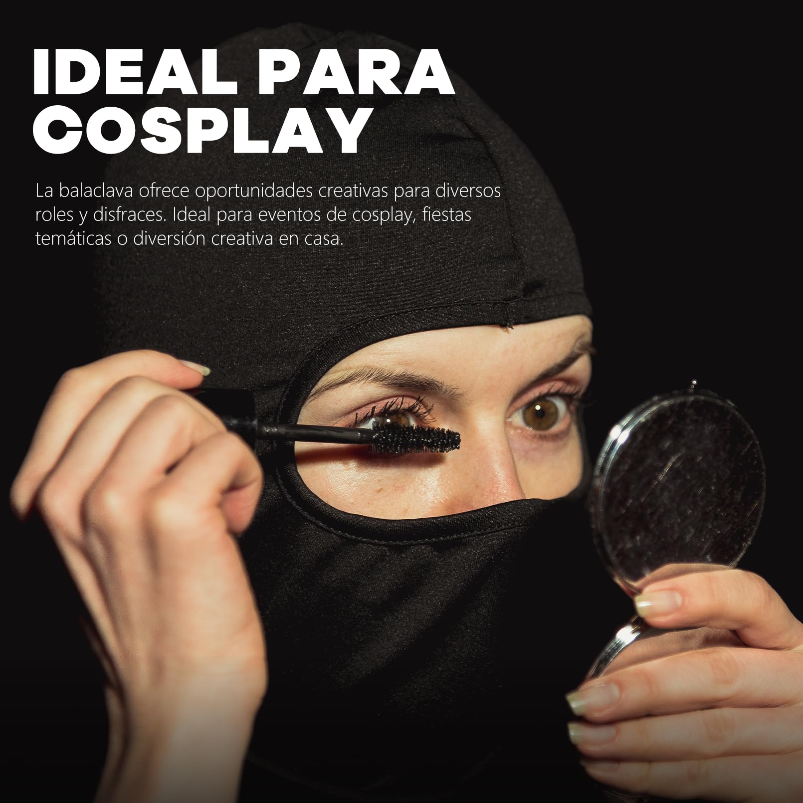 fuinloth Pasamontañas Moto, Balaclava Verano Protector UV Deportes al Aire Libre Hombre y Mujer