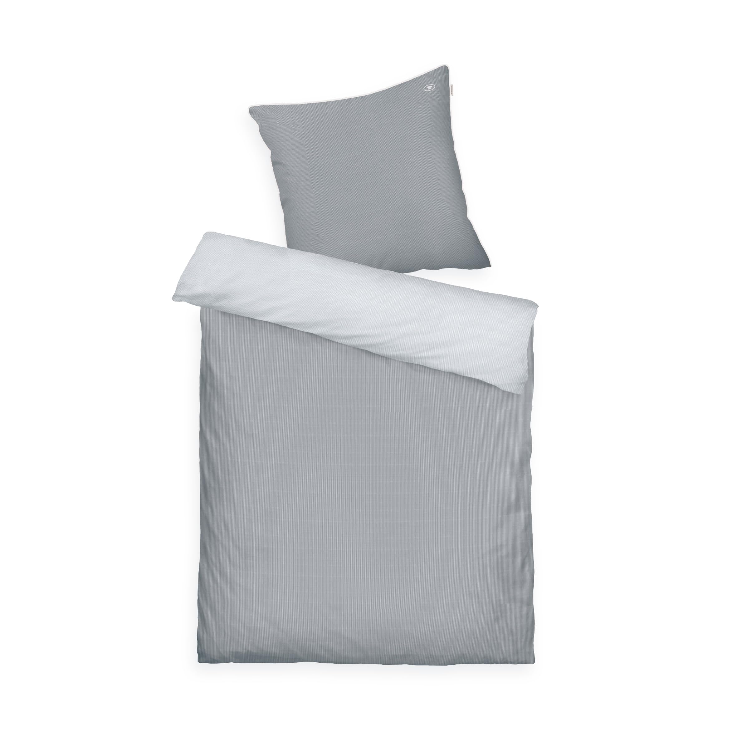 Linge de lit en satin Tom Tailor en coton de qualité supérieure brodé
