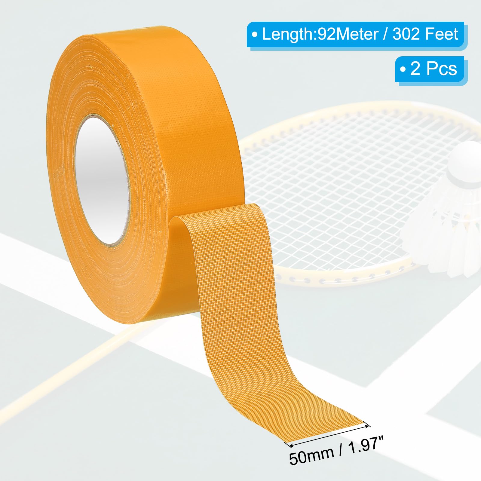 PATIKIL Pickleball Court Tape 2 in x 302ft - Image 2