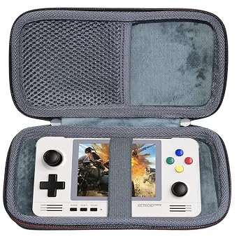 Maoershan Hard Travel Casling Case for Retroid Pocket 2 Plus Android Retro Game Handheld Console 3.5 Inch Display 4000mAh Battery Classic Games Retro Gaming Only Case
