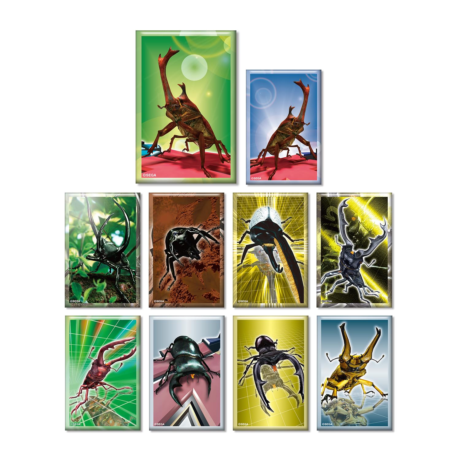 昆虫ムシキングトレーディングカード 10枚セット Amazon.co.jp: 甲虫王者ムシキング トレーディングスクエア缶バッジ 10