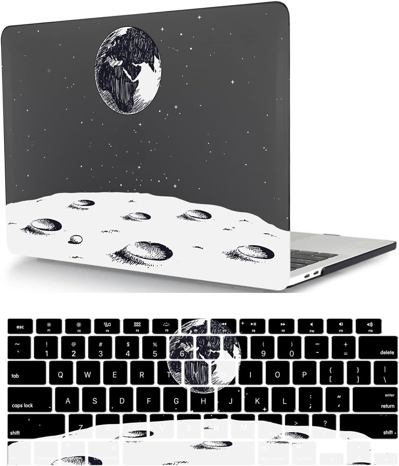 Laptop Hard Shell Case Compatible with MacBook Air 11 inch 2015 2014 2013 2012 2011 2010 Release Model A1370 A1465, Plastic Protective Hard Shell Case Cover & Keyboard Cover, Earth