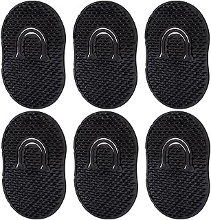 Pocket Hair Palm Combs Portable man Beard Brush Plastic Palm Finger Hand Brush Scalp Massage Combs Shampoo Brush Combs Pet Grooming Brushes Combs for Home Travel use (6Pack)