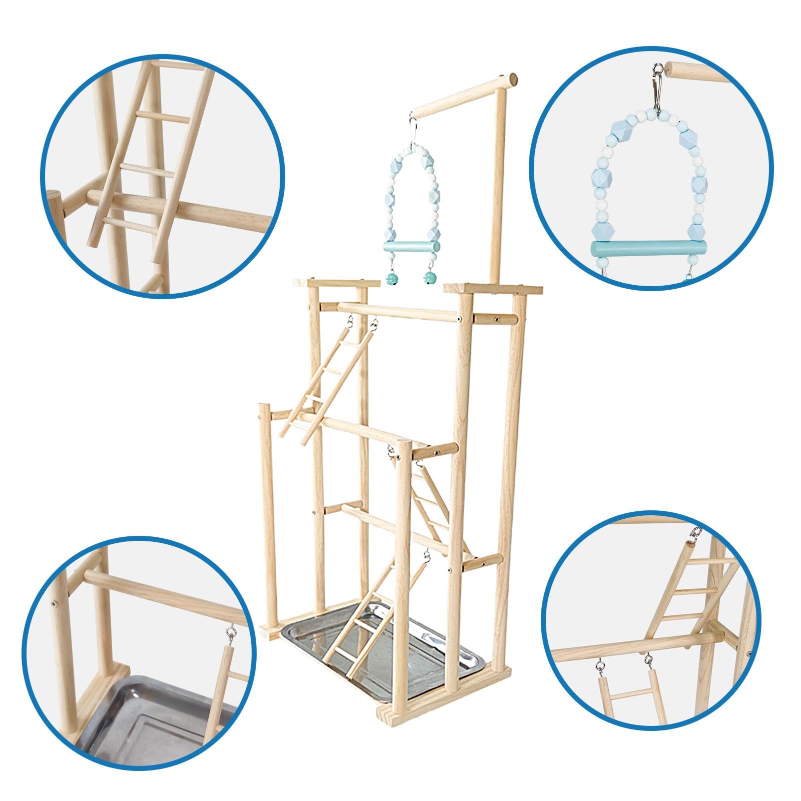 Parque de juegos para loros, parque de juegos para loros, parque de juegos de gimnasia para juegos, soporte de gimnasia, gimnasia para pájaros, parque para loros, periquitos, periquitos,