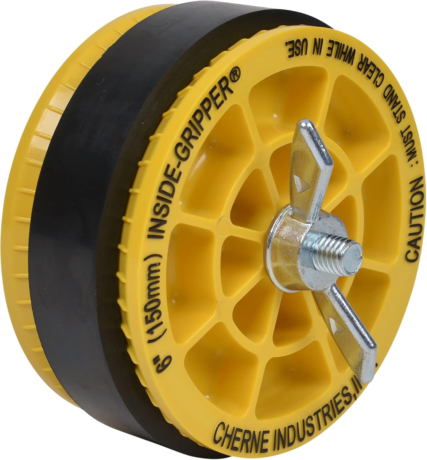 Cherne 270253 Mechanical Test Plug Inside Of Pipe Gripper, 6"