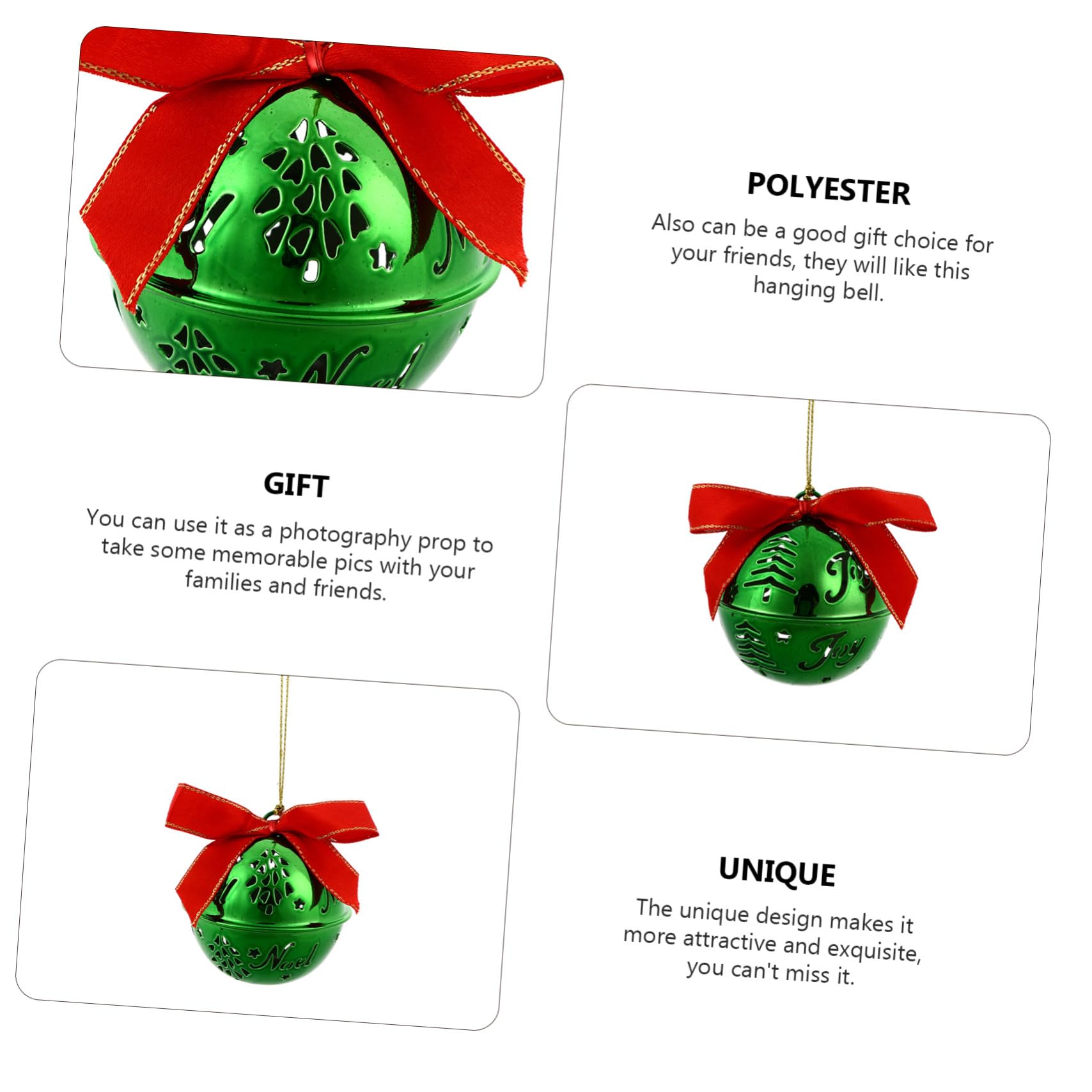 12pezzi Campane Natalizie Pendenti Decorazione Albero Di Natale Ornamento Da Appendere Decorazione Da Appendere Per Casa Campane Natalizie Pendenti