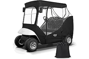 Golf Cart Enclosure for EZGO TXT 2 Passenger - Waterproof Drivable Travel Storage Cover