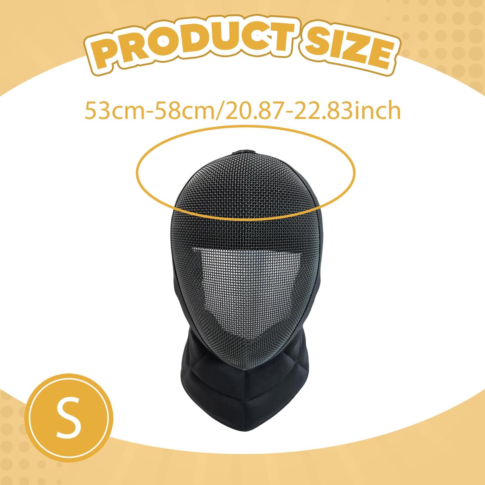 Maschera per Scherma Epee, Accessori Sportivi, antitaglio, Traspirante, Professionale, Maschera Protettiva per