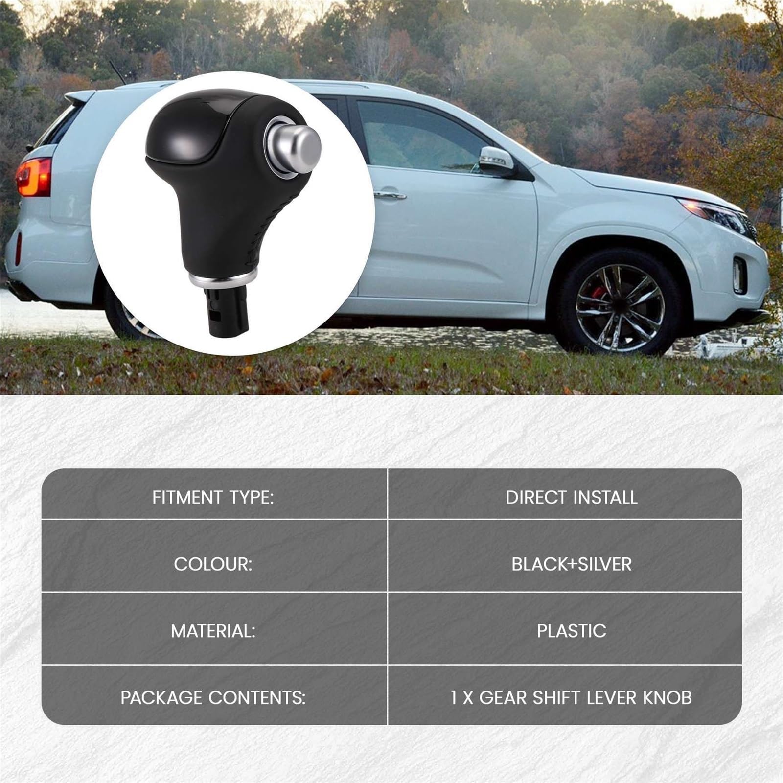 gałka dźwigni zmiany biegów Gałka zmiany biegów dźwignia pasuje do Kia Sportage K3 K4 K5 Optima 2011-2016 Sorento 2013-2014 46720-D1200-A02G