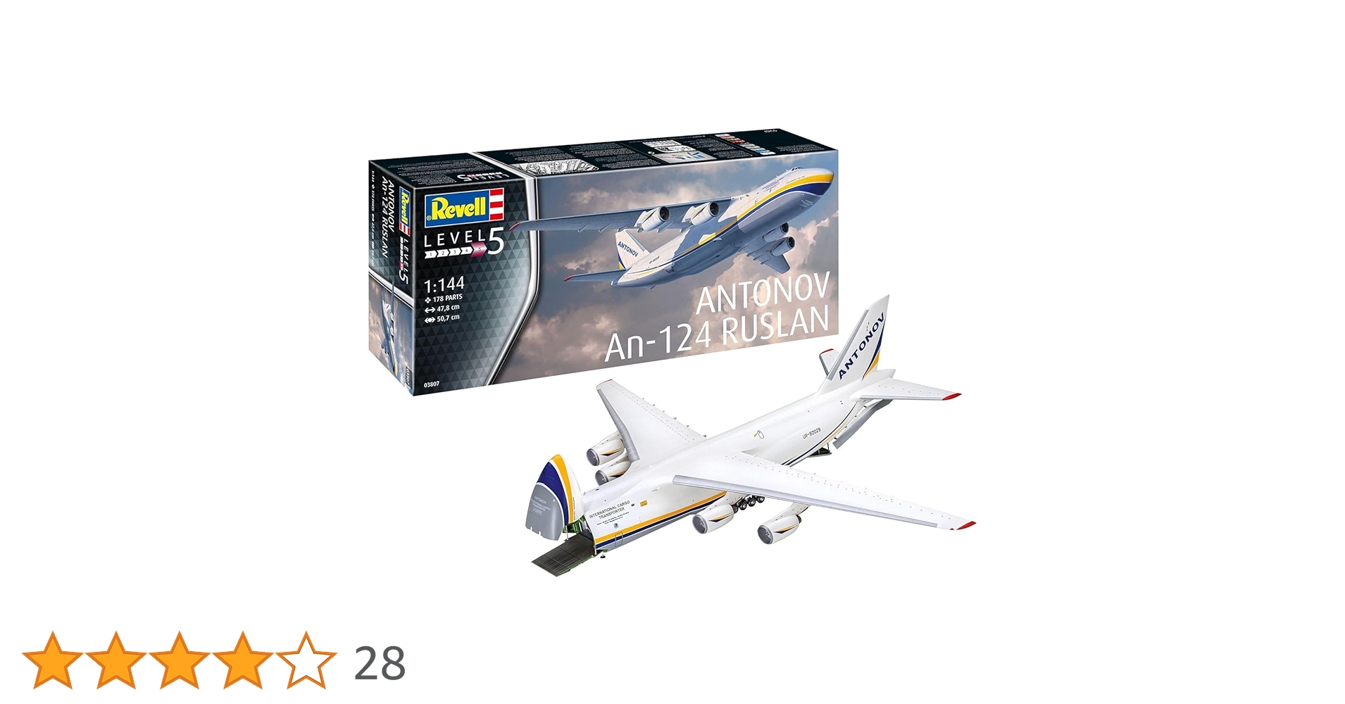 Revell 03807 Antonov AN-124 Ruslan model samolotu zestaw 1