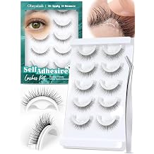 Obeyalash Self Adhesive Eyelashes,Press on Lashes,No Glue Eyelashes10mm L08