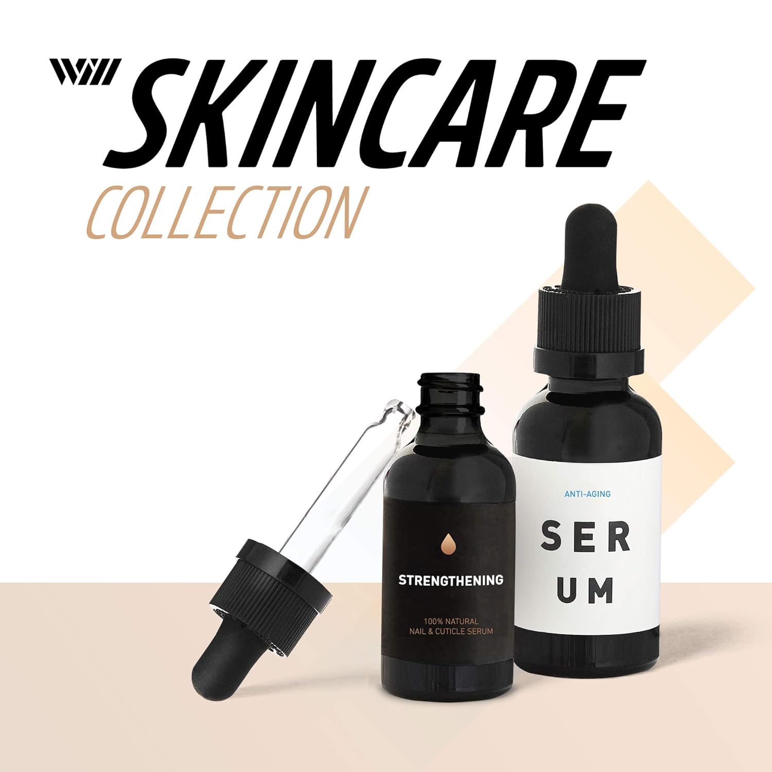 Strengthening Nail and Cuticle Serum, All-Natural Nail Strengthener and Cuticle Conditioner with Grapeseed Oil, Apricot Oil, Lavender Oil, and Other Essential Oils, 10 mL - Way of Will : Beauty & Personal Care