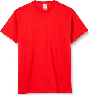 Fruit of the Loom Jungen T-Shirt Value T, Rot (Red),3-4 Jahre (Herstellergröße:22)
