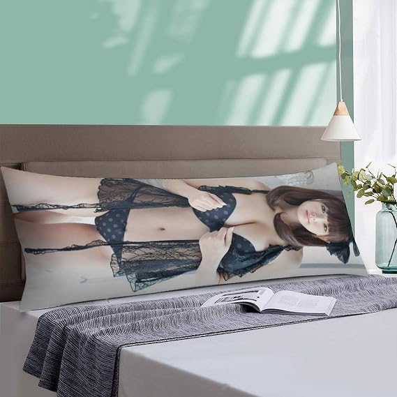 Ai Shinozaki 68 Body Pillow Cover, Life Size Body Pillow, Women's Star, Double-Sided Print, Cute, Fashionable, Adult Body Pillow, For Home, Four Seasons, Long Pillow, Bedding, Soft, Comfortable