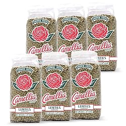Camellia Brand Dried Lentils, 1 Pound (Pack of 6)