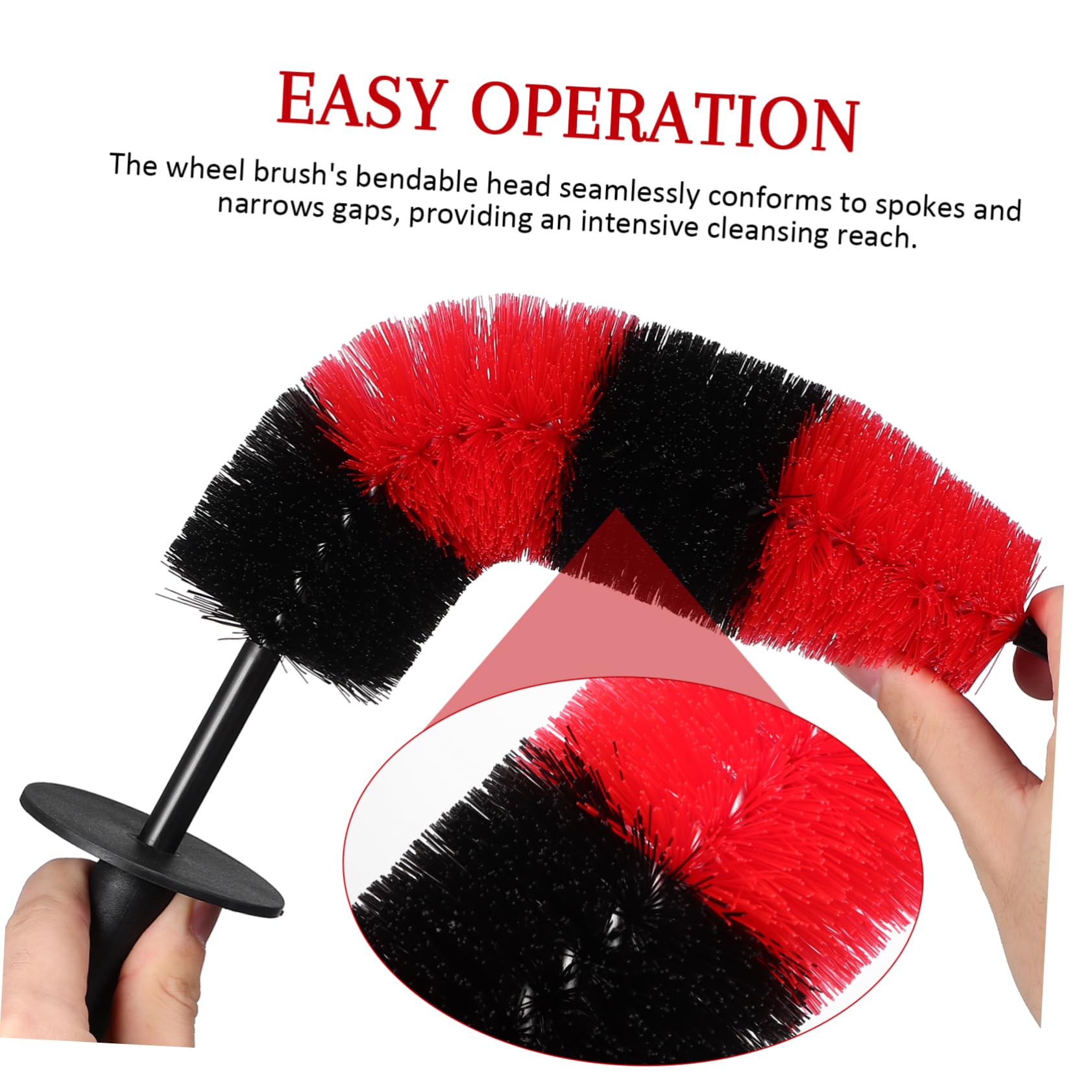 iplusmile 3stücke Car Wheel Cleaning Brush Biegsame Felgenbürste Für Intensive Reinigung Von Alufelgen Und Reifen Ergonomischer Griff Und Langer Stiel Für Müheloses Arbeiten