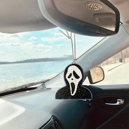 Miniatura 7 de Molde de silicona para Halloween, molde de freshie de fantasmas gritos para cuentas aromáticas, kit de freshies de automóvil, suministros para