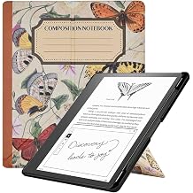Slimshell Case for Kindle Scribe 2024/2022 Released, Premium Lightweight PU Leather Stand Cover with Auto Sleep/Wake for 10.2 inch Amazon Kindle Scribe 20241st Gen/2022, Butterfly