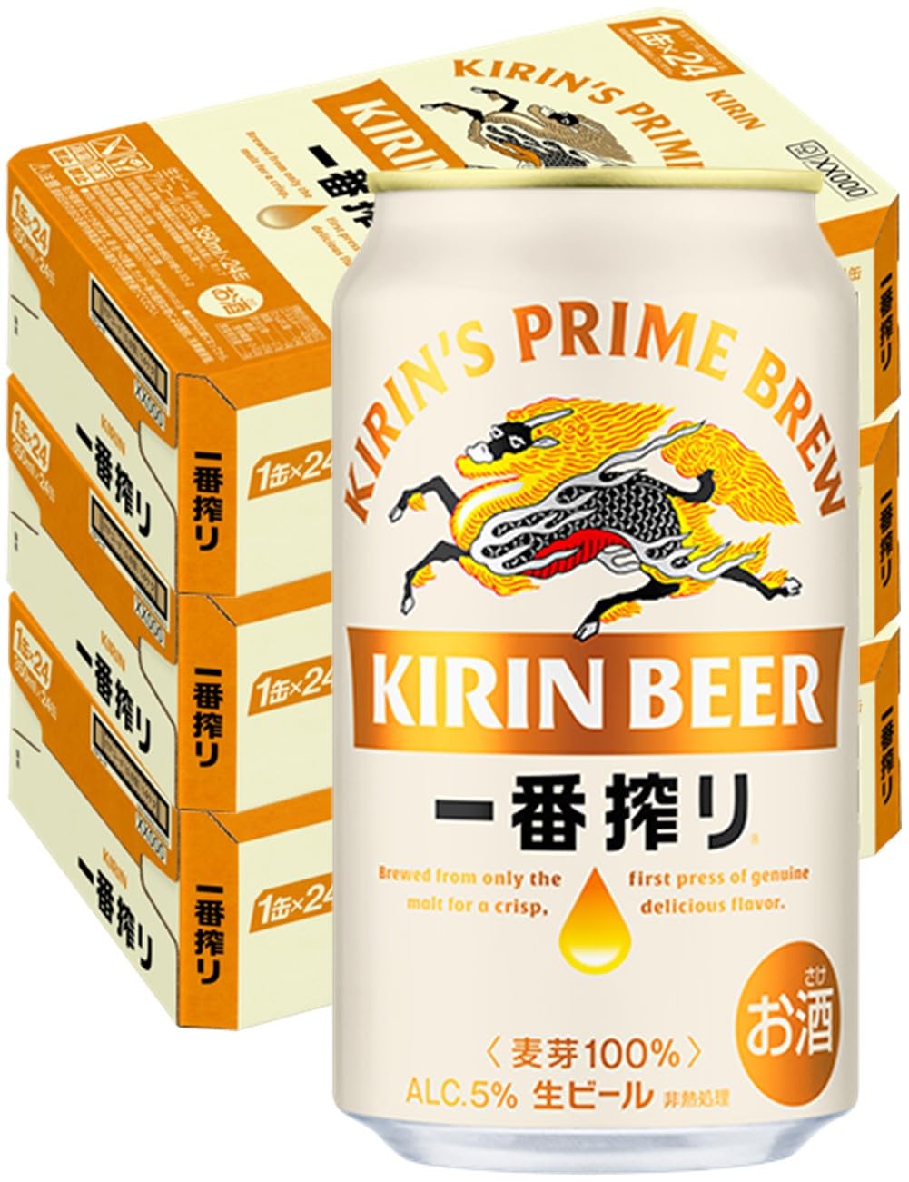 キリンビール 一番搾り 350ml×72本 キリンビール 一番搾り 350ml×72本 3ケースパック〕キリン 一番