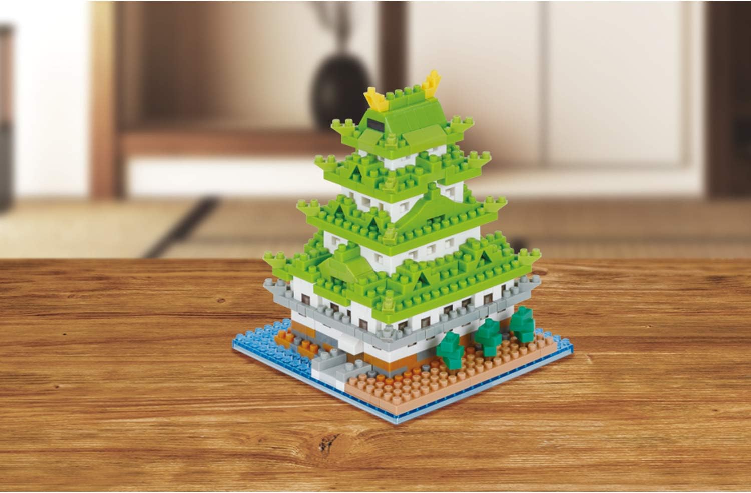 nanoblock - World Famous Buildings - Nagoya Castle, Sight to See Series Building Kit