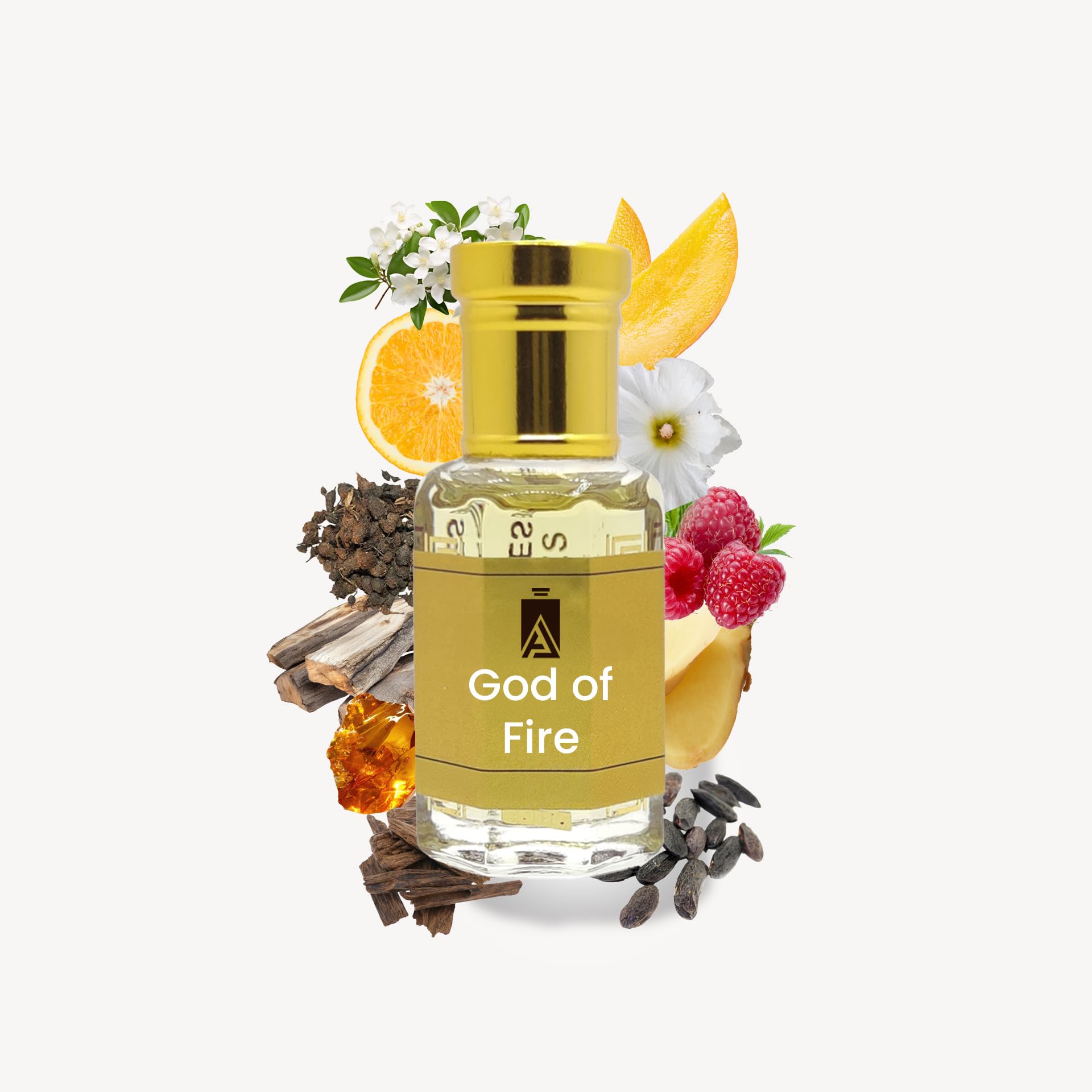 God of Fire Premium Attar for Men & Women | Mango, Lemon, Ginger, Oud & Amber Fragrance | Fruity, Woody & Long Lasting Unisex Attar | Alcohol-Free Roll-On Attar | 6ML & 12ML (6 ml)-image-6