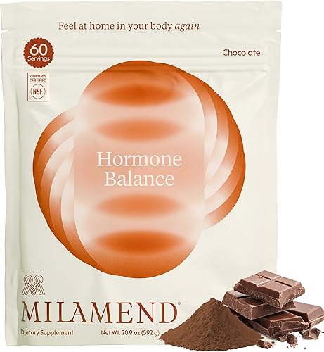 milamend Equilibrio hormonal para mujeres 401 Myo-Inositol D-Chiro Inositol Suplemento + CoQ10, ALA y aminoácidos - Fertilidad, Ovario y Apoyo al