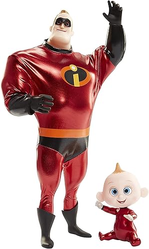 Miniatura 1 de The Incredibles 2 Mr.Incredible & Jack-Jack - Figura de acción