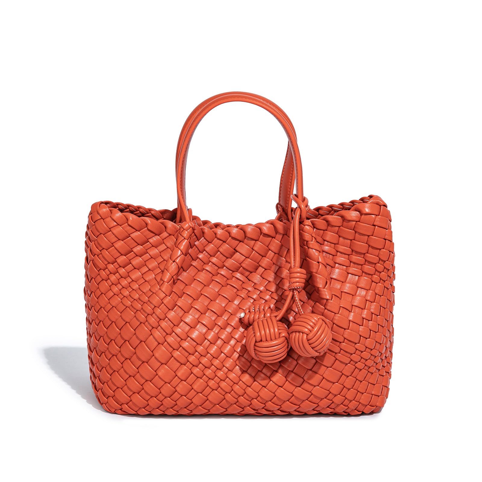 Woven Tote Bag for Women, Hobo Bag for Work, Large Beach Travel Handbags and Purses, Retro Shoulder Bag, Shopping Bag