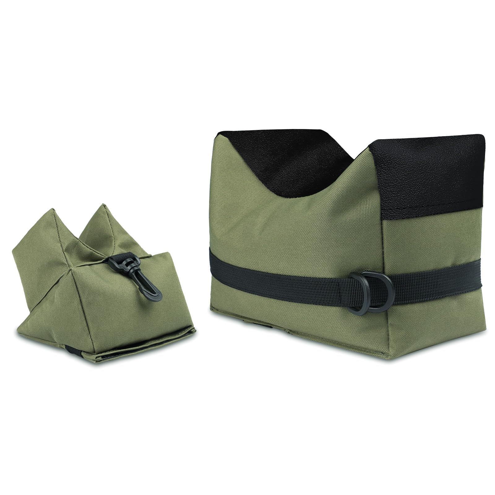 Feyachi Outdoor Shooting Rest Bags, 900D Bench Rest Bags Front + Rear Support, Sandbag Holder, Air Rifle Rest for Rifle Hunting, Durable and Water Resistant
