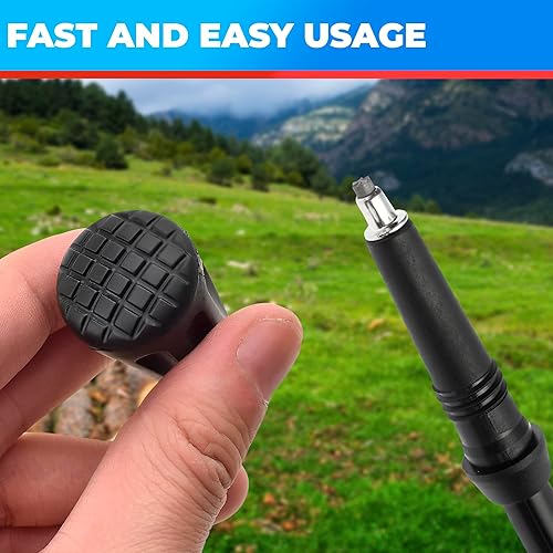 Miniatura 6 de Necesita puntas extra de sustitución de los bastones de senderismo Paquete de 5 unidades que se adaptan a los bastones para caminar, de trekking o