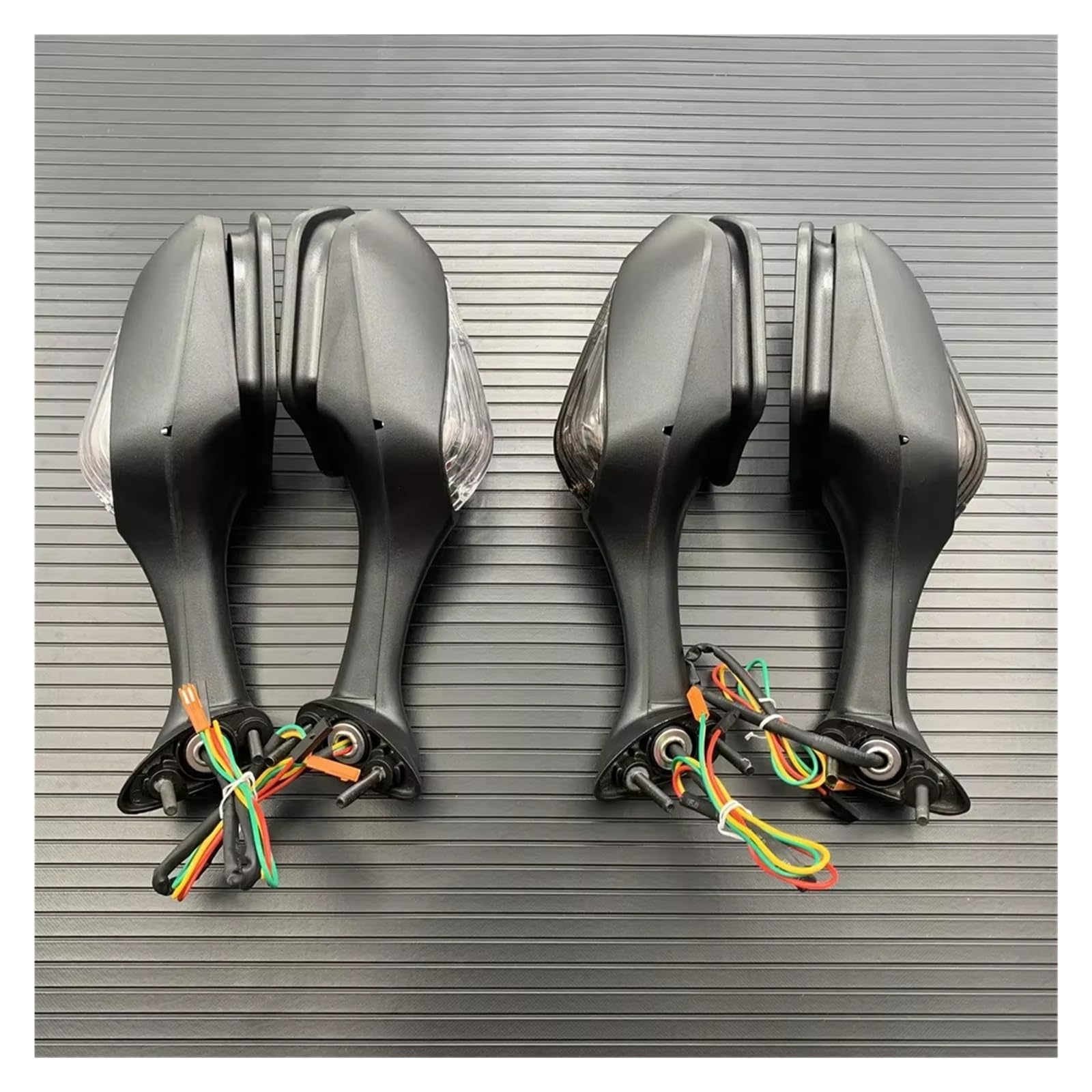 Espejos Motocicleta Para CBR1000RR 2008-2014 2015 2016 Para VFR1200 2010-2012 Retrovisor Motocicleta Espejos Laterales Con Luz LED Intermitente