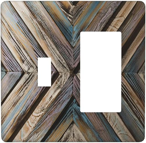 Miniatura 177 de Cubiertas de Interruptor de Luz de 1 Pandilla Bosques Animales Flores Hierba Árboles Placa de Pared Decorativa Interruptor Eléctrico para Decoración