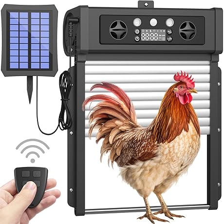Automatic Chicken Coop Door with Solar Power