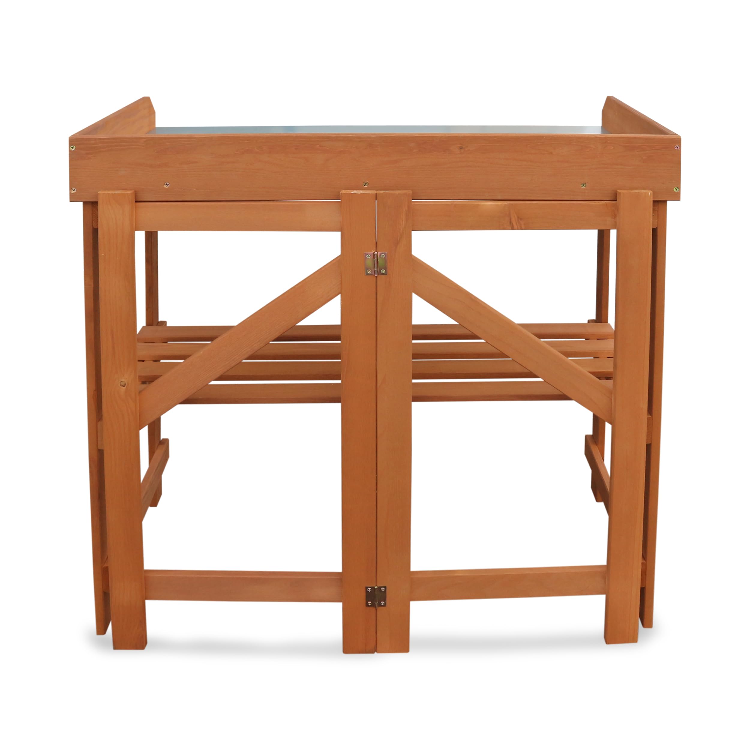HABAU Pflanztisch aus Hemlocktanne, klappbar, FSC-Zertifiziert, 85 x 44 x 89 cm