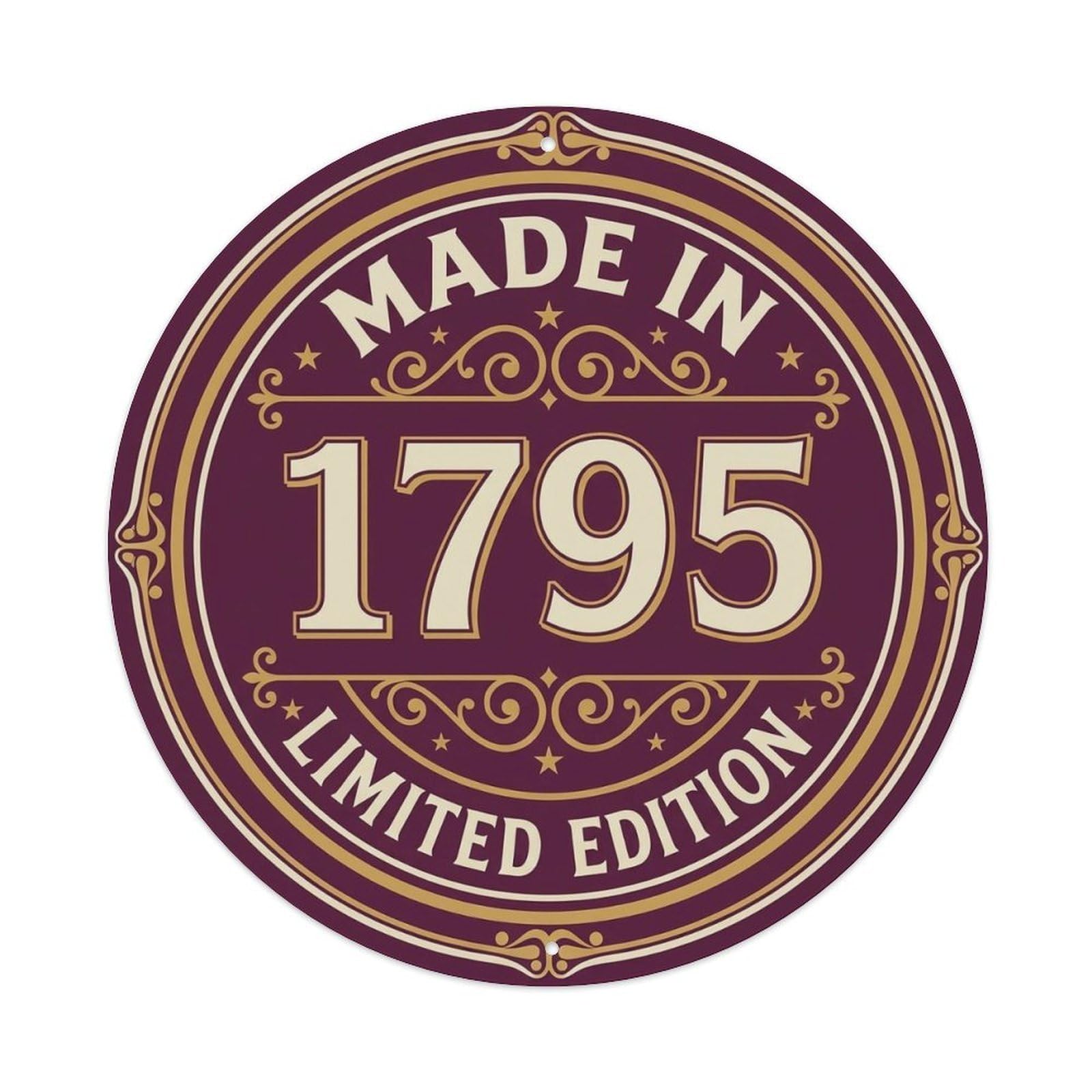 Okahys 8X8inch(20X20cm) Made In 1795 Limited Edition Metal Tin Sign