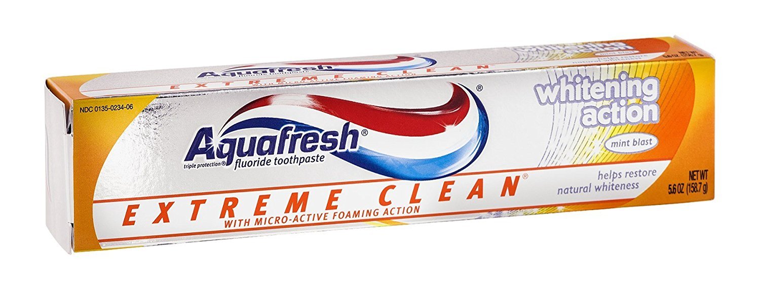 Extm White 5.6 Size 5.6z Aquafresh Extreme Clean Whitening Mint Toothpaste