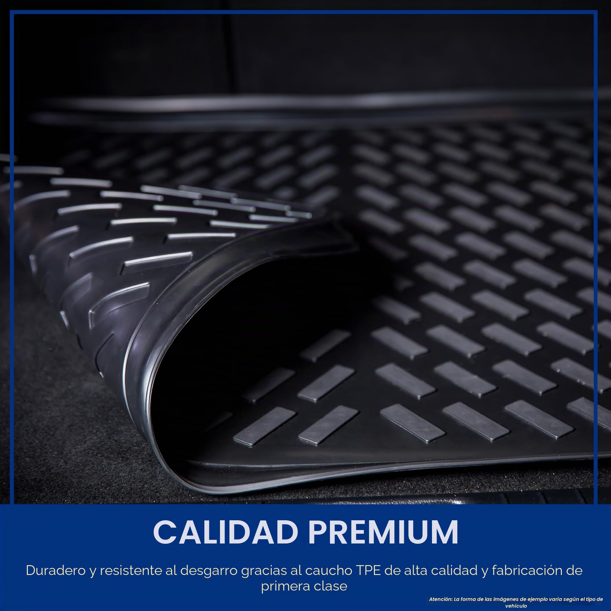 ELMASLINE 3D Bandeja de Maletero para BMW X2 2024-2026 | U10 | Protector de Maletero a Medida | Borde Extra Alto