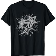 Y2k Grunge Stars 2000s Tattoo Vintage Graphic T-Shirt