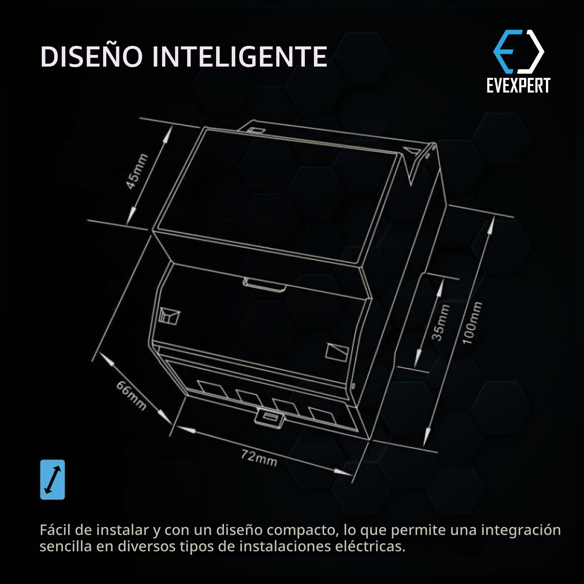 SDM630Modbus Medidor eléctrico digital de dos direcciones para corriente de rotación y CA hasta 80 A