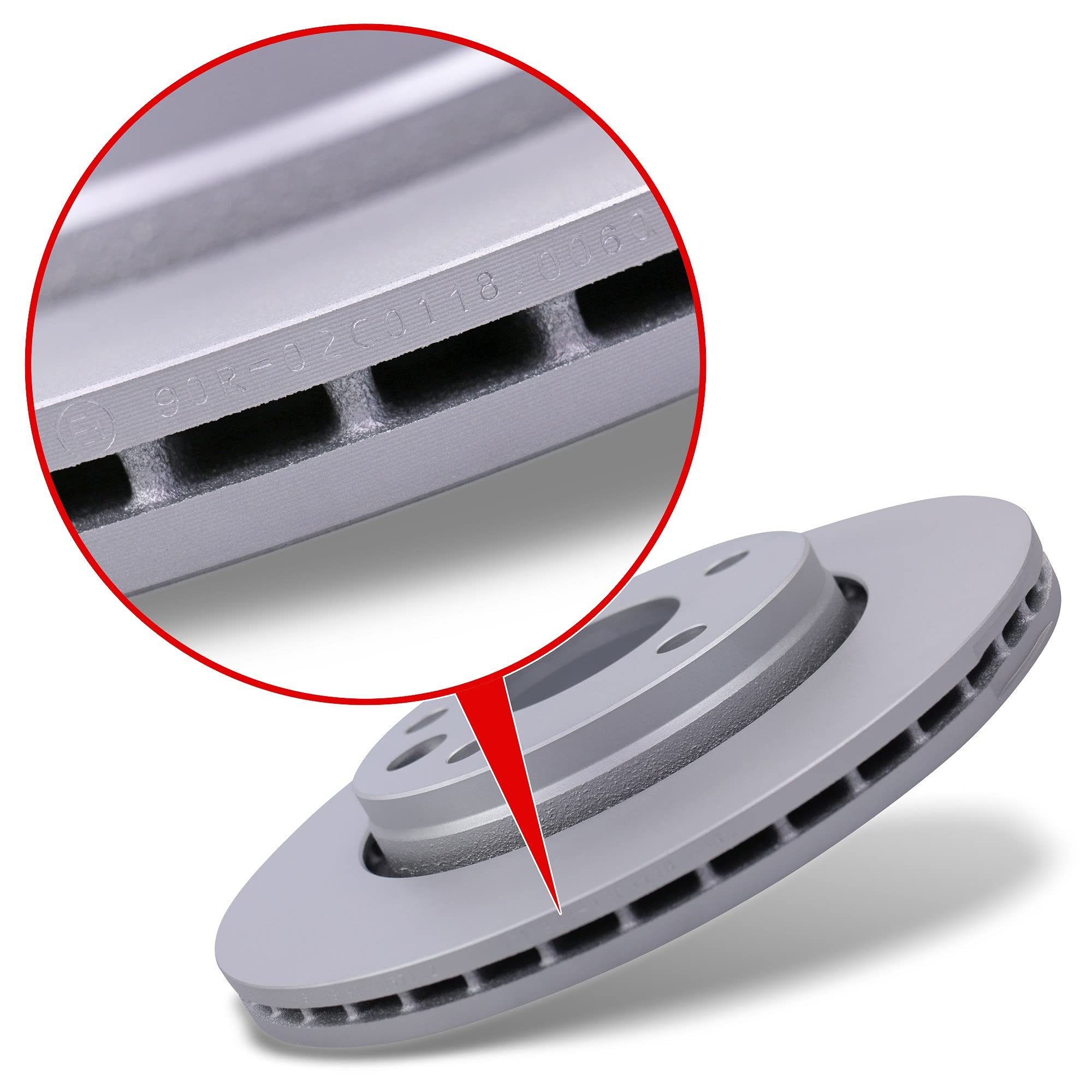 ATE Bremsenset Hinterachse inkl. Bremsscheiben hinten Ø 294 mm belüftet und Bremsbeläge hinten + Warnkontakt Kompatibel mit VW CALIFORNIA T5 + T6 Camper, MULTIVAN T5, T6, TRANSPORTER T5 + T6