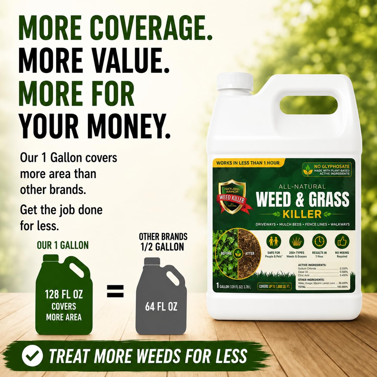 Natural Weed Killer - No Glyphosate! -7